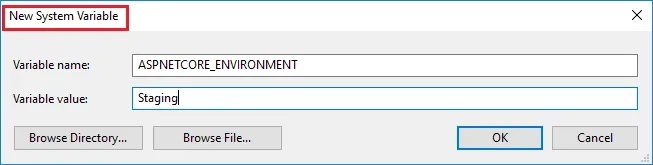 Windows setting a new environment variable
